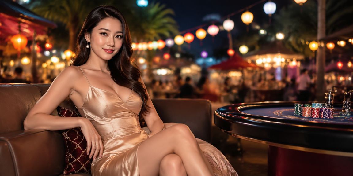 Chợ đêm và khu giải trí casino tại Phú Quốc sáng rực ánh đèn về đêm
